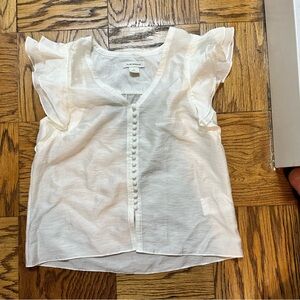 Club Monaco White Blouse, small